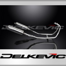 KAWASAKI GPZ500S EX500A/D/E 87-07 350MM OVAL STAINLESS EXHAUST SYSTEM