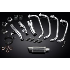 HONDA CB1100A 10-18 200MM ROUND CARBON FULL EXHAUST SYSTEM