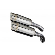 DUCATI 1198 1198S 08-11 200MM RUND STAINLESS EXHAUST SYSTEM