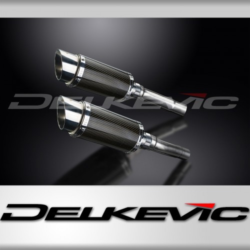 DUCATI MONSTER 620/695/800 2002-2008 200MM ROUND CARBON EXHAUST SYSTEM