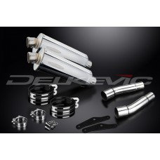DUCATI MONSTER 620/695/800 2002-2008 350MM OVAL STAINLESS EXHAUST SYSTEM