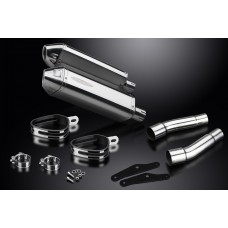 DUCATI MONSTER 620/695/800 2002-2008 320MM TRI-OVAL STAINLESS EXHAUST SYSTEM