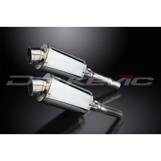 DUCATI MONSTER 620/695/800 2002-2008 225MM OVAL STAINLESS SS70 EXHAUST SYSTEM