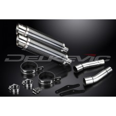 DUCATI MONSTER 620/695/800 2002-2008 DL10 350MM ROUND CARBON EXHAUST SYSTEM