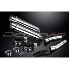 DUCATI MONSTER 620/695/800 2002-2008 SL10 350MM ROUND STAINLESS EXHAUST SYSTEM