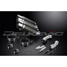 DUCATI MONSTER 696 2008-2014 200MM ROUND CARBON EXHAUST SYSTEM