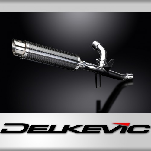 DUCATI MULTISTRADA 950 2017-2020 350MM ROUND CARBON DECAT EXHAUST SYSTEM