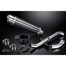 DUCATI MULTISTRADA 950 2017-2020 350MM ROUND CARBON DECAT EXHAUST SYSTEM