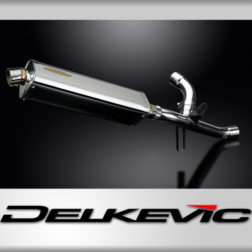 DUCATI MULTISTRADA 950 2017-2020 420MM TRI OVAL STAINLESS DECAT EXHAUST SYSTEM