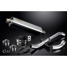 DUCATI MULTISTRADA 950 2017-2020 420MM TRI OVAL STAINLESS DECAT EXHAUST SYSTEM