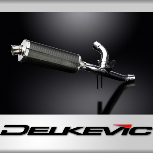 DUCATI MULTISTRADA 950 2017-2020 350MM OVAL CARBON DECAT EXHAUST SYSTEM