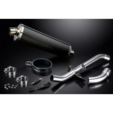 DUCATI MULTISTRADA 950 2017-2020 450MM OVAL CARBON DECAT EXHAUST SYSTEM