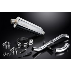DUCATI MULTISTRADA 950 2017-2020 350MM OVAL STAINLESS DECAT EXHAUST SYSTEM