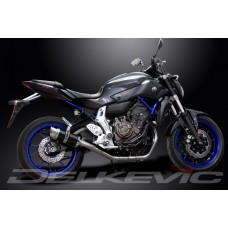 YAMAHA MT-07 FZ07 14-21 200MM ROUND CARBON FULL EXHAUST SYSTEM