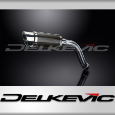 SUZUKI SV650 03-15 HI LEVEL 200MM ROUND CARBON EXHAUST SYSTEM