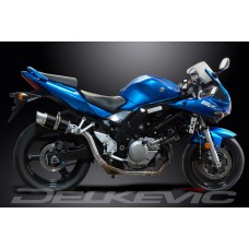 SUZUKI SV650 03-15 HI LEVEL 200MM ROUND CARBON EXHAUST SYSTEM