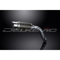 SUZUKI SV650 03-15 HI LEVEL 200MM ROUND CARBON EXHAUST SYSTEM