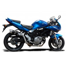 SUZUKI SV650 03-15 HI LEVEL 200MM ROUND CARBON EXHAUST SYSTEM