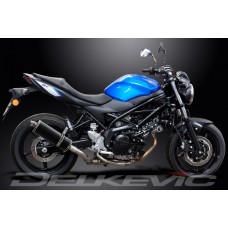 SUZUKI SV650 2016-2023 350MM OVAL CARBON SILENCER KIT