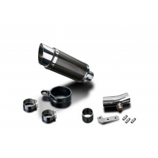 KAWASAKI KLE650 VERSYS 2007-2014 200MM ROUND CARBON EXHAUST SYSTEM