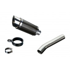 KAWASAKI VERSYS 1000 2010-2014 200MM ROUND CARBON EXHAUST SYSTEM