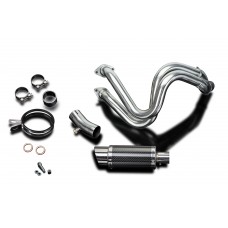 KAWASAKI Z650 2017-2020 200MM ROUND CARBON 2 INTO 1 COMPLETE EXHAUST SYSTEM