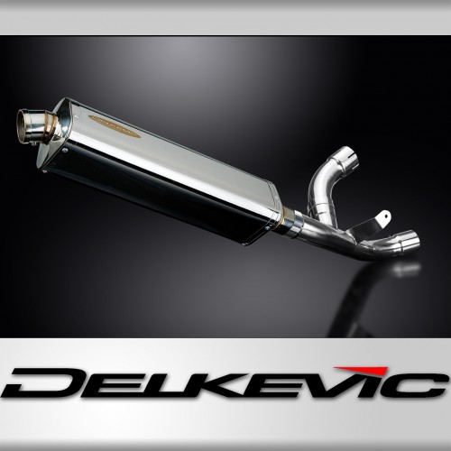 DUCATI 939 SUPERSPORT 17-19 DE-CAT 420MM TRI OVAL STAINLESS EXHAUST SYSTEM