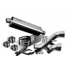 DUCATI 939 SUPERSPORT 17-19 DE-CAT 420MM TRI OVAL STAINLESS EXHAUST SYSTEM