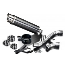 DUCATI 939 SUPERSPORT 17-19 DE-CAT DL10 350MM ROUND CARBON FIBRE EXHAUST SYSTEM