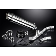 DUCATI 939 SUPERSPORT 17-19 DE-CAT SL10 350MM ROUND STAINLESS EXHAUST SYSTEM