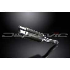 TRIUMPH SPEED TRIPLE 955i 2002-2004 200MM ROUND CARBON EXHAUST SYSTEM