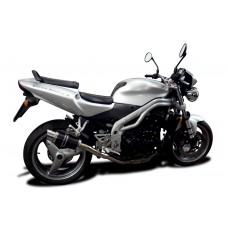 TRIUMPH SPEED TRIPLE 955i 2002-2004 200MM ROUND CARBON EXHAUST SYSTEM