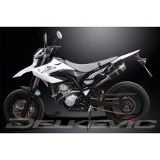 YAMAHA WR125X 09-18 200MM ROUND CARBON FULL EXHAUST SYSTEM