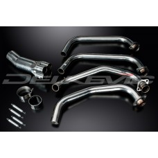 SUZUKI GSF600 95-05 GSF650 05 06 07 OIL COOLED STAINLESS STEEL DOWN PIPES