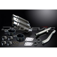 YAMAHA XJR1300 98-07 200MM ROUND CARBON EXHAUST SYSTEM