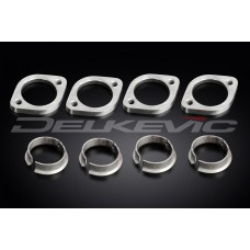 HONDA EXHAUST FLANGE AND COLLETS CBR600FH-FL (1987-1990) SET OF 4