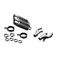 YAMAHA V-MAX 1200 1984-2007 200MM ROUND CARBON EXHAUST SYSTEM