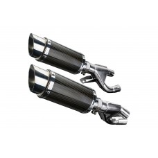 YAMAHA V-MAX 1200 1984-2007 200MM ROUND CARBON EXHAUST SYSTEM
