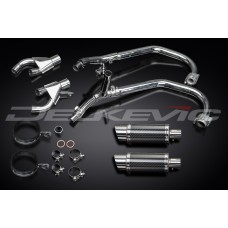 YAMAHA V-MAX VMX1200 84-07 200MM ROUND CARBON FULL EXHAUST SYSTEM
