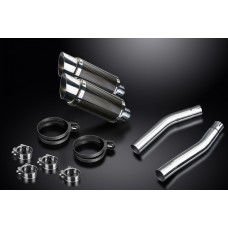 YAMAHA R1 YZF-R1 YZFR1 2007-2008 200MM ROUND CARBON EXHAUST SYSTEM