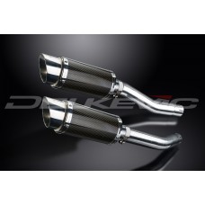 YAMAHA R1 YZF-R1 YZFR1 2007-2008 200MM ROUND CARBON EXHAUST SYSTEM