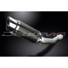 YAMAHA R1 YZF-R1 YZFR1 98-01 200MM ROUND CARBON EXHAUST SYSTEM