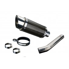 YAMAHA YZF600R THUNDERCAT 1994-2007 200MM ROUND CARBON EXHAUST SYSTEM