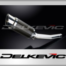 YAMAHA R6 YZF-R6 YZFR6 98-02 200MM ROUND CARBON EXHAUST SYSTEM