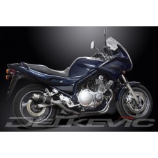 YAMAHA XJ900S DIVERSION 1992-2003 200MM ROUND CARBON EXHAUST SYSTEM