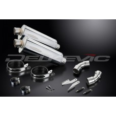 DUCATI MONSTER 796 11-15 350MM OVAL STAINLESS EXHAUST SYSTEM