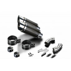 DUCATI MONSTER 796 11-15 200MM ROUND CARBON EXHAUST SYSTEM