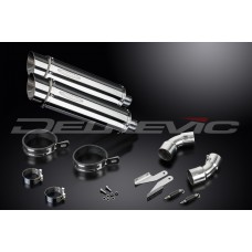 DUCATI MONSTER 796 11-15 350MM ROUND STAINLESS SL10 EXHAUST SYSTEM