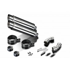 DUCATI MONSTER 796 11-15 350MM ROUND STAINLESS SL10 EXHAUST SYSTEM