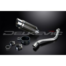 HONDA XR125L 2003-2010 200MM ROUND CARBON EXHAUST SYSTEM